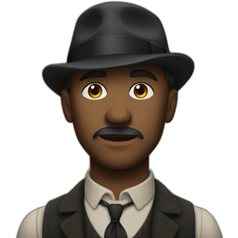 Peaky blinders one person emoji