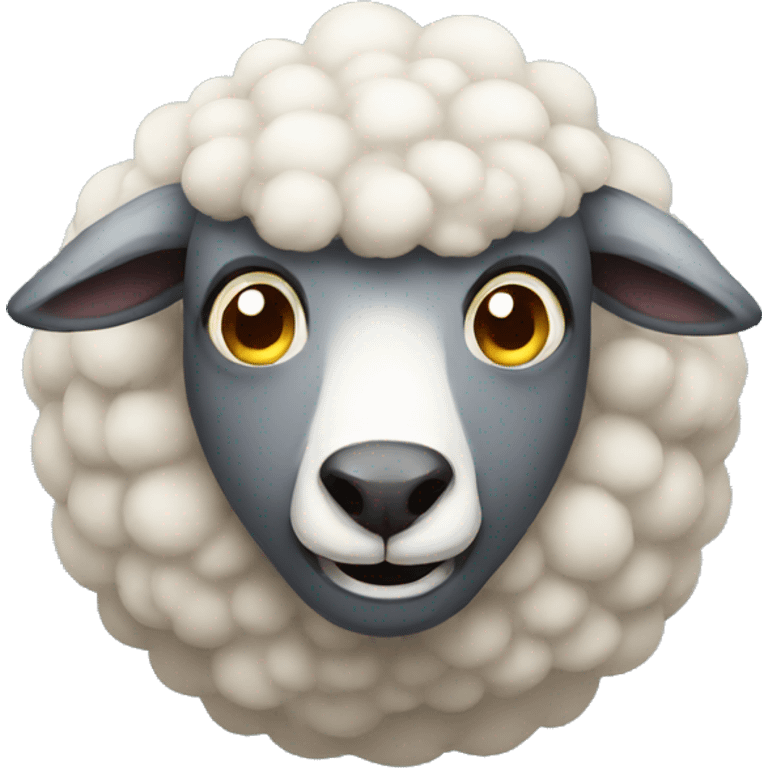 scary sheep emoji