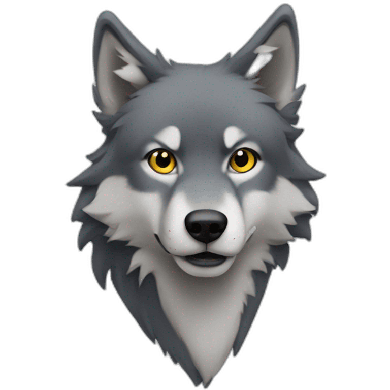 Loup des ombres emoji