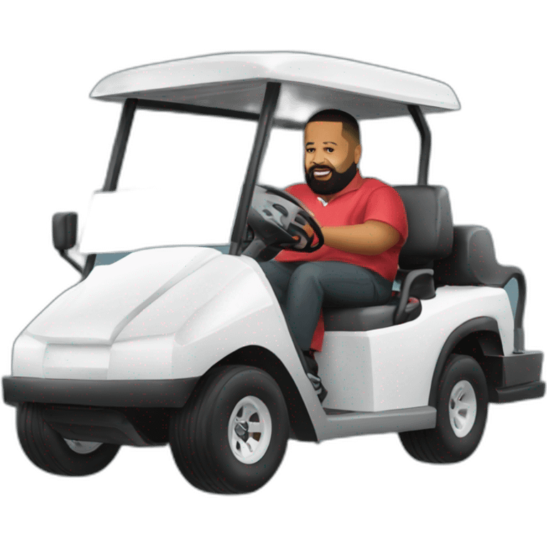 dj khaled driving golf cart emoji