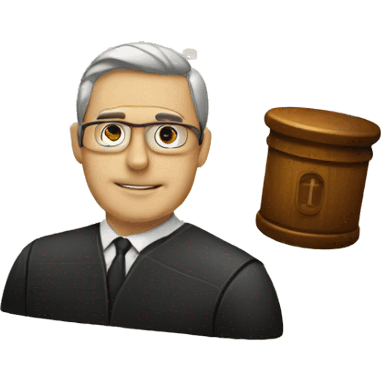 Judge and medicine emoji