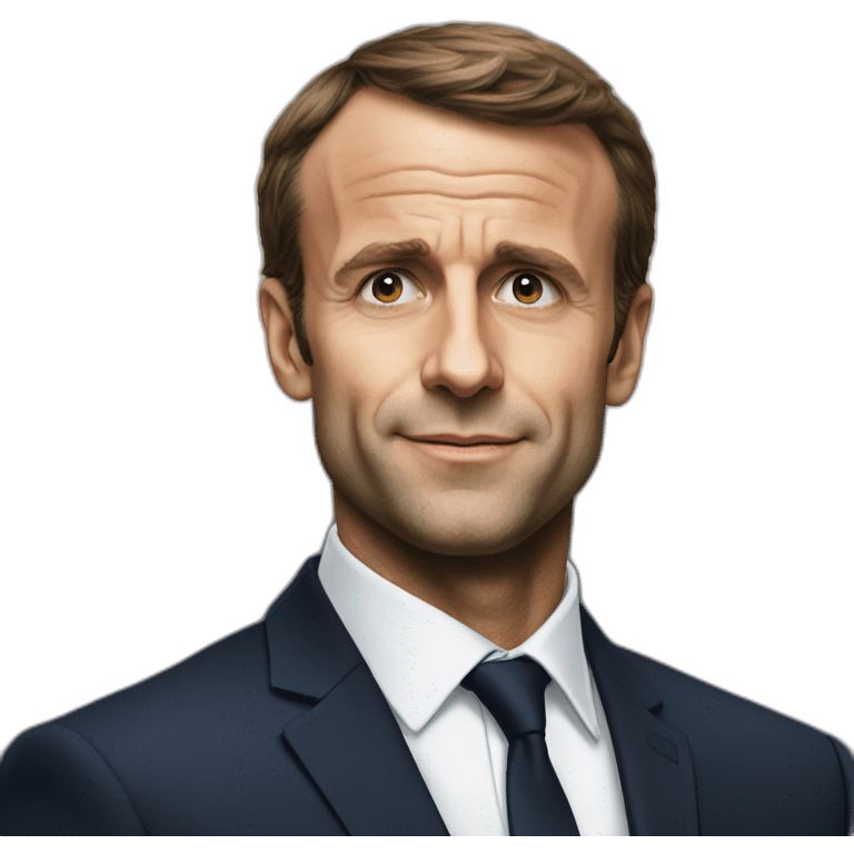 Macron en slip emoji