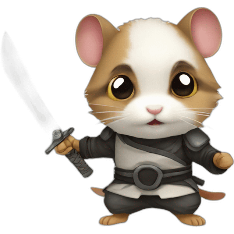 Ninja hamster  emoji