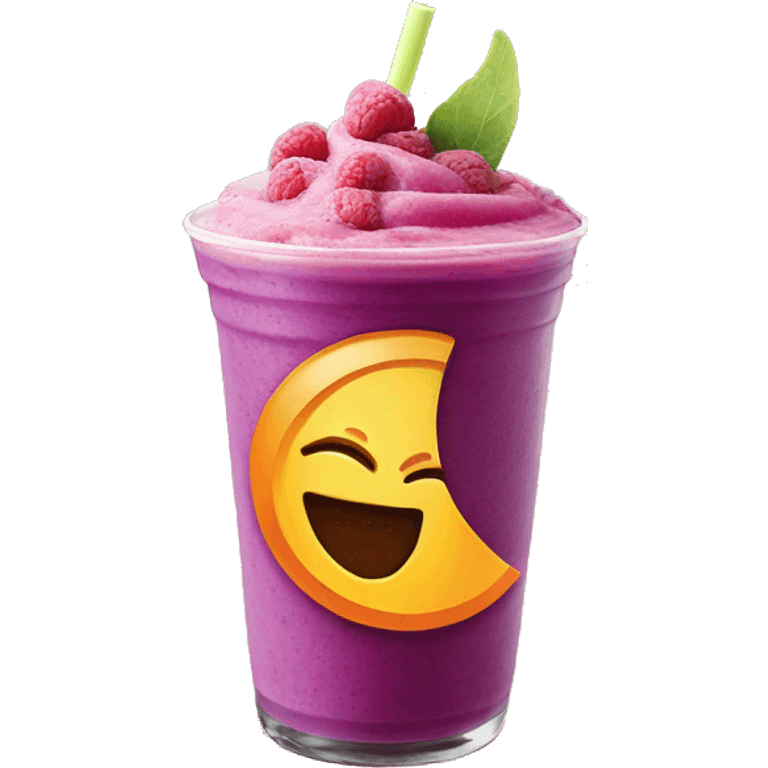 jamba juice logo on a smoothie emoji