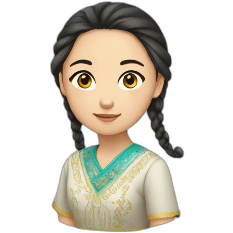 kazakh girl emoji