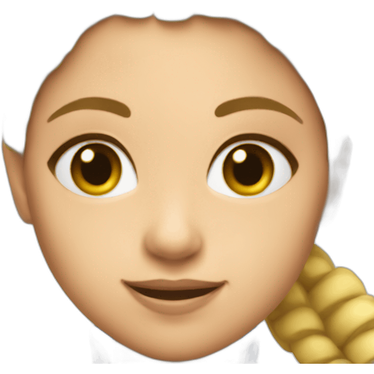 Track girl emoji