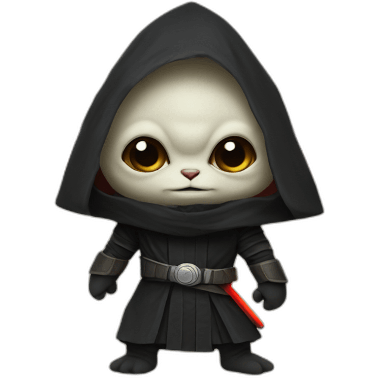 Grogu as a Sith emoji