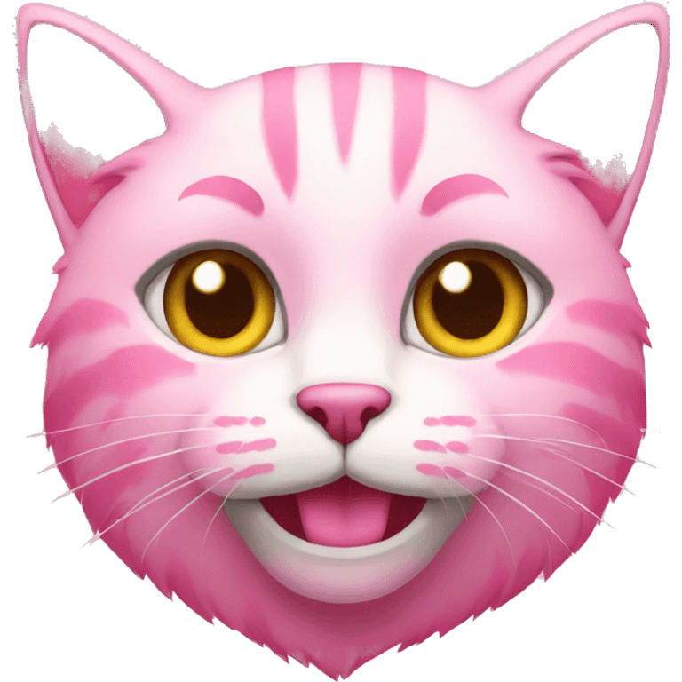 Pink kat emoji