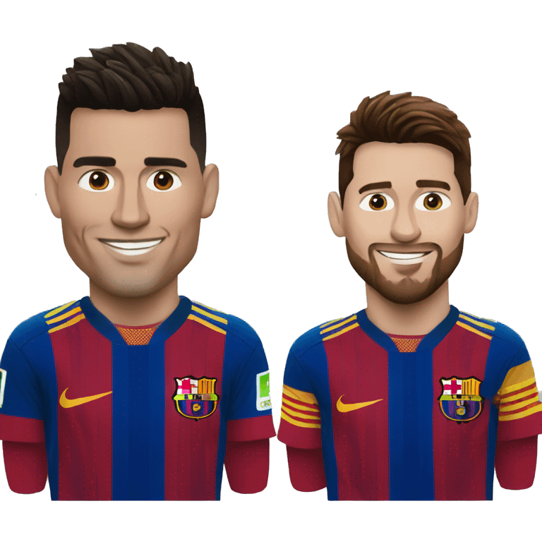 Ronaldo and messi emoji