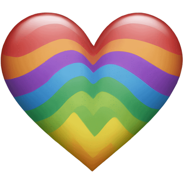 Rainbow heart emoji