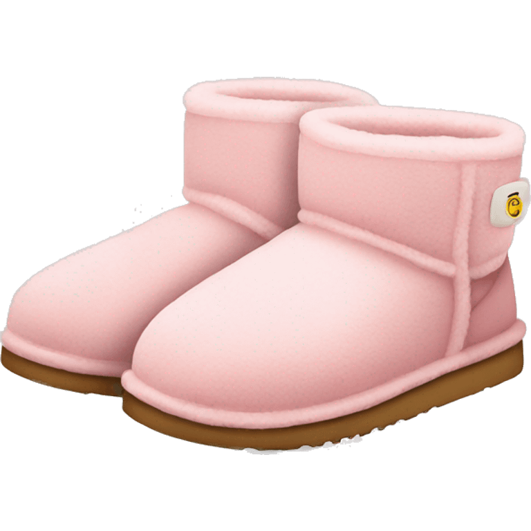 light pink ugg slippers  emoji