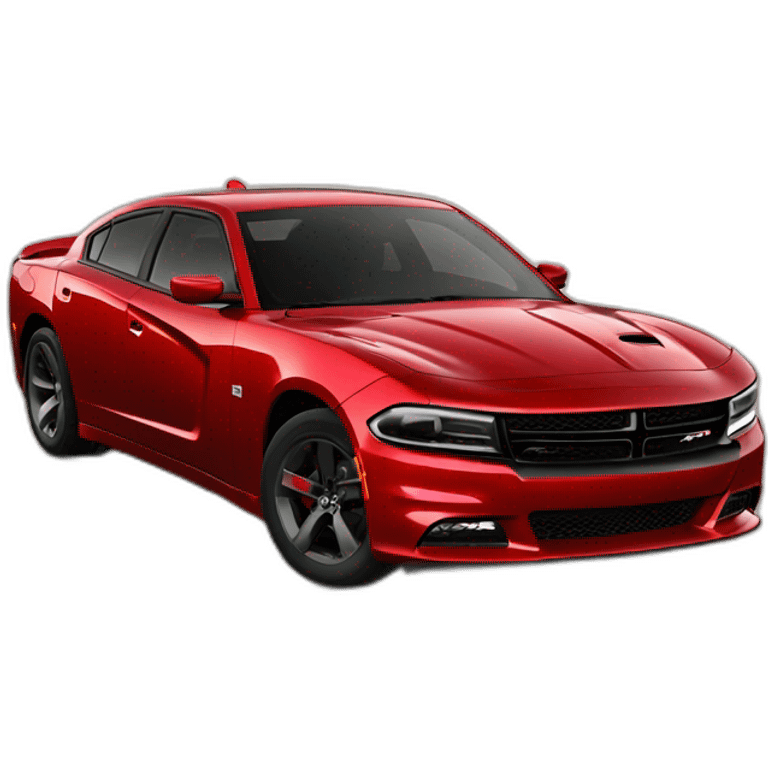 dodge charger red emoji