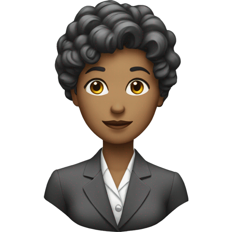 suit lady emoji