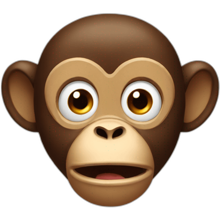 Shocked monkey emoji