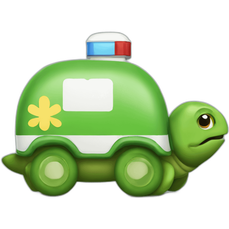 turtle shaped ambulance emoji