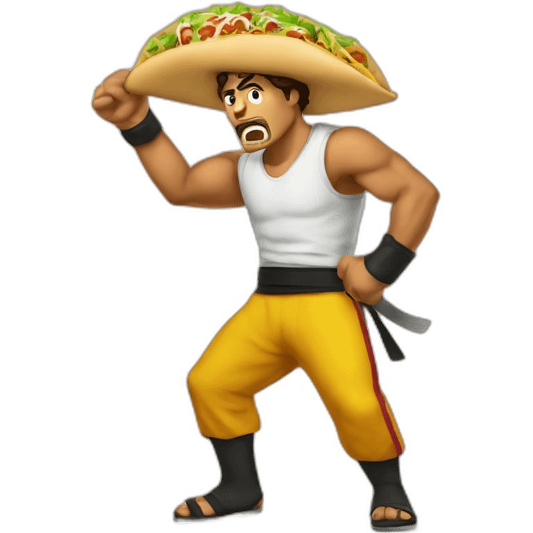 pitzza fight taco emoji