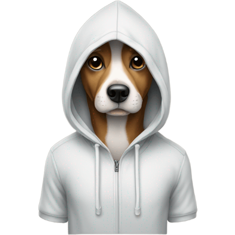 Dog with hoodie emoji