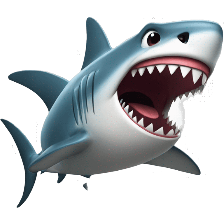 shark laughing emoji