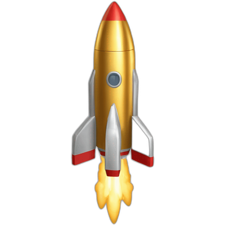 rocket gold crypto emoji