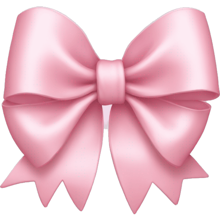 light pink bow  emoji