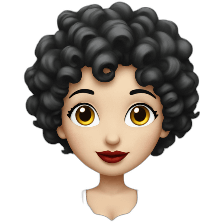 Betty boop emoji