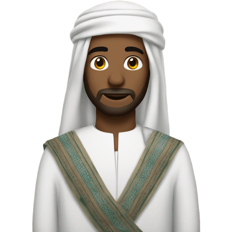 Man wearing kufiyeh emoji