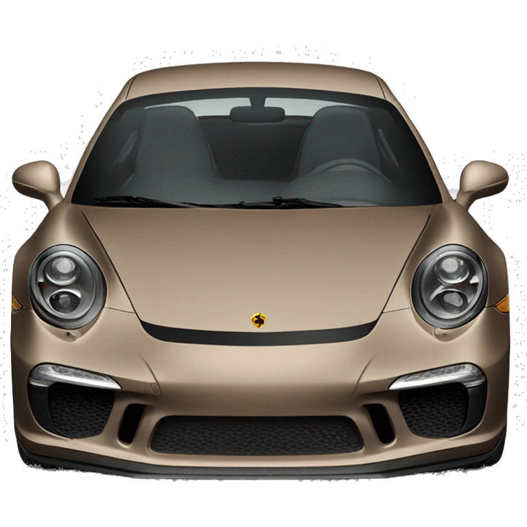 Brown porche 911gts emoji