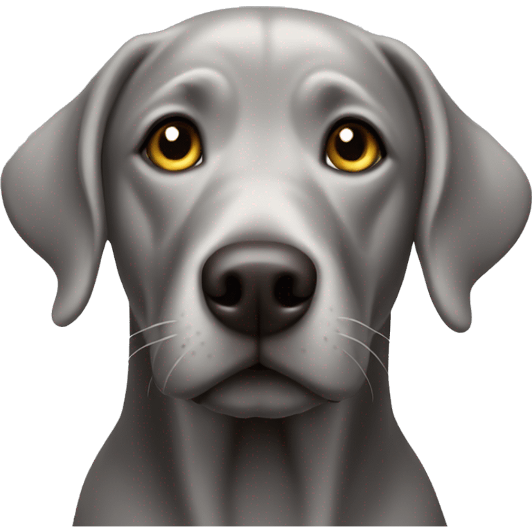 silver Labrador  emoji