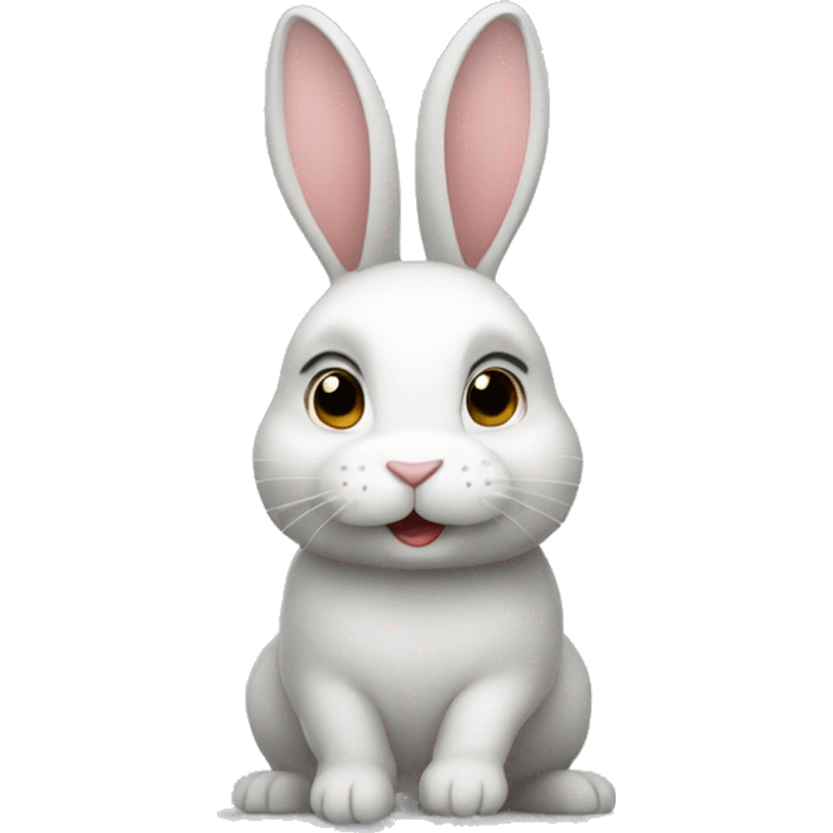 Un lapin emoji