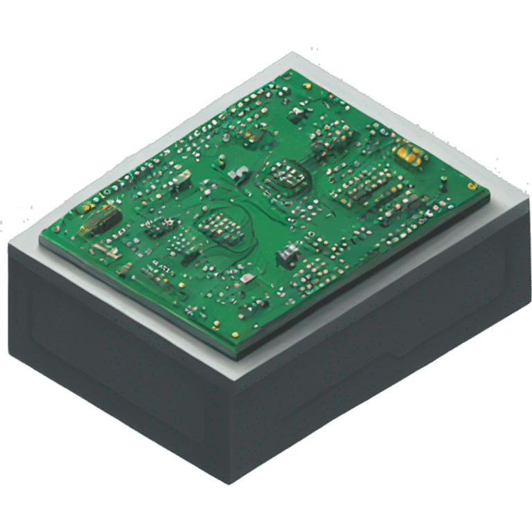 circuit board isometry emoji