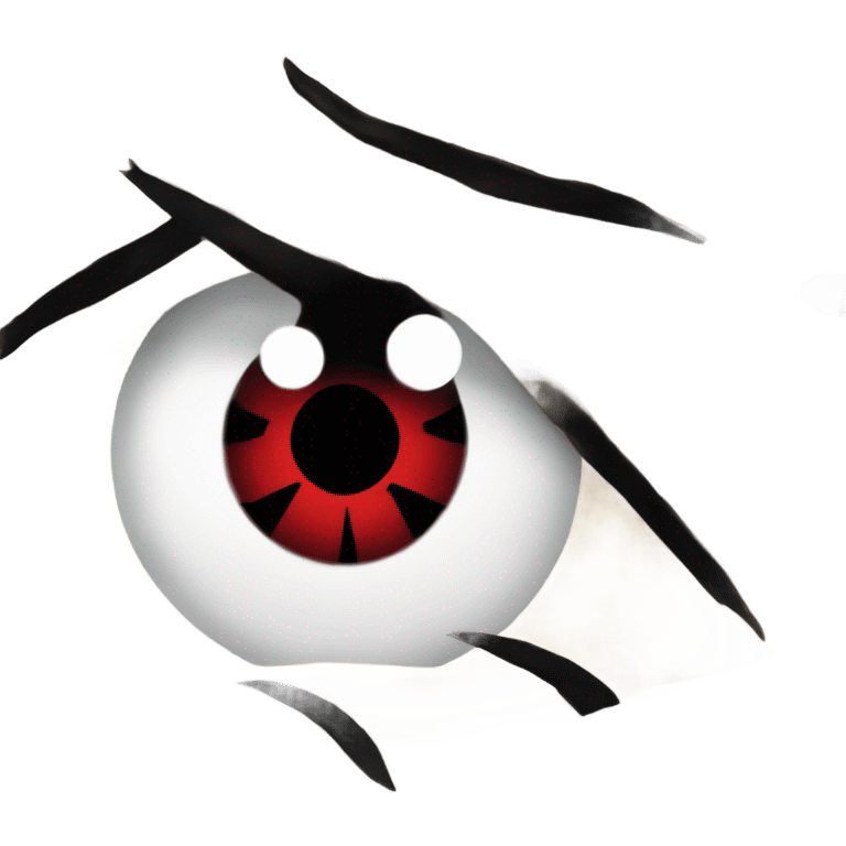 Sasuke sharingan eye emoji