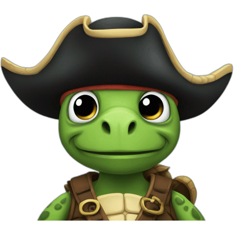 turtle pirate emoji