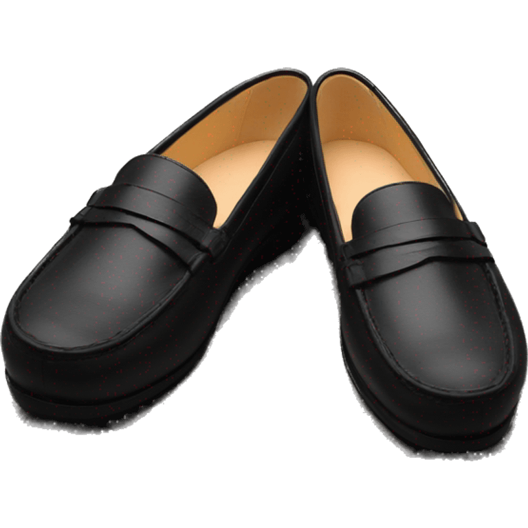 Loafers black emoji