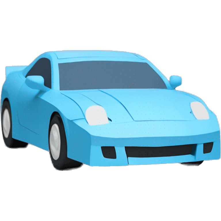 pearl-blue Cardstock Papercraft fr-s racecar emoji