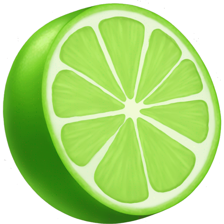 lime slice emoji