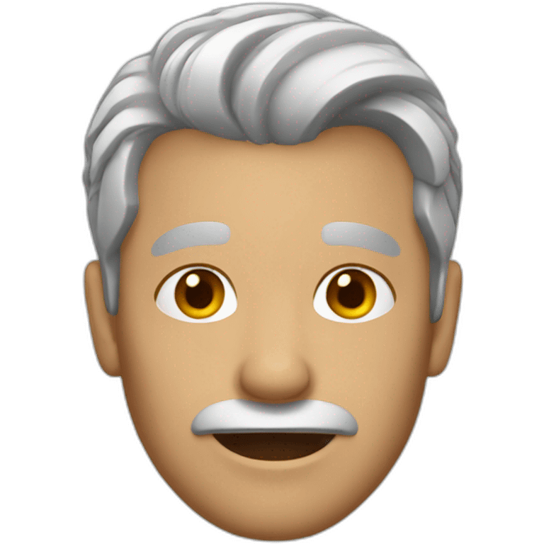 gray hair man emoji