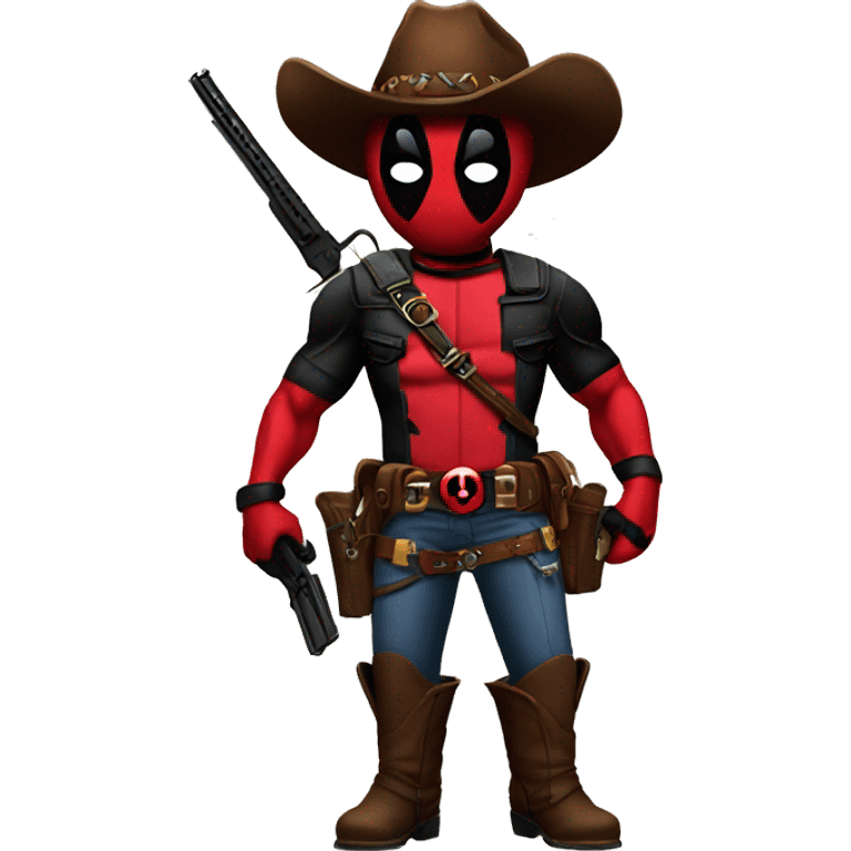 cowboy deadpool emoji