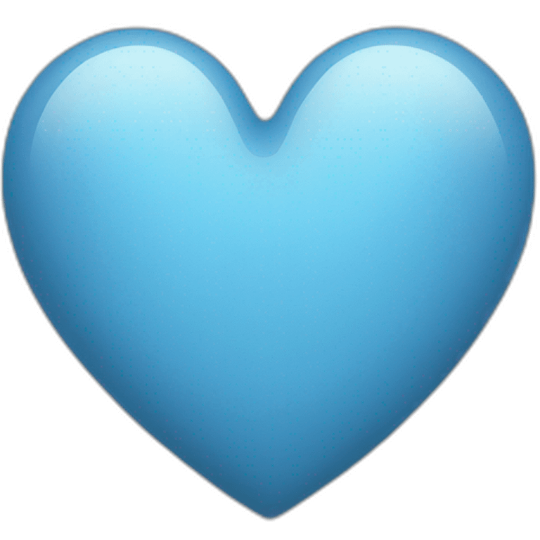 Grey blue heart emoji