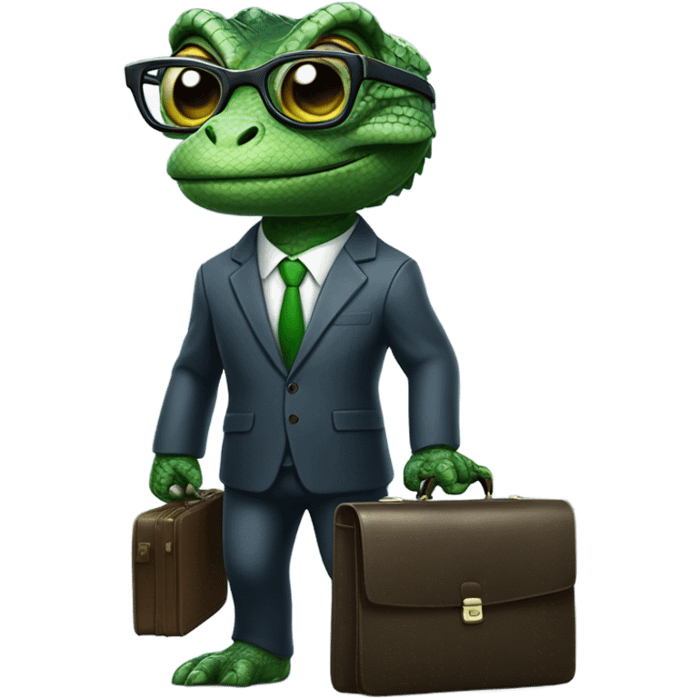 capitalist reptilian emoji