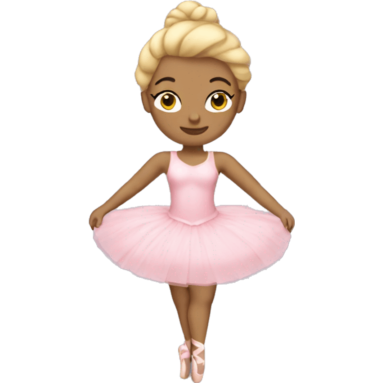 curvy blonde ballerina emoji