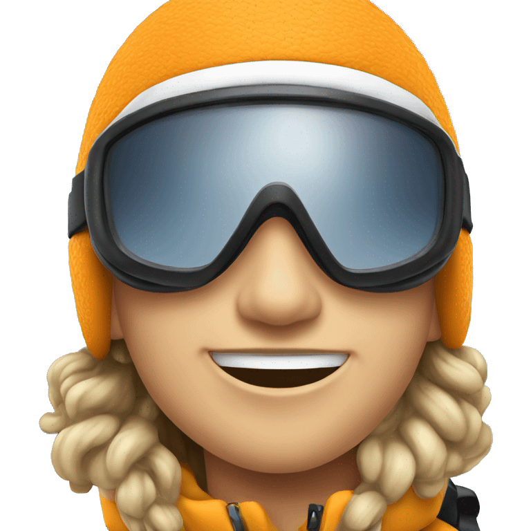 Skier on ski emoji