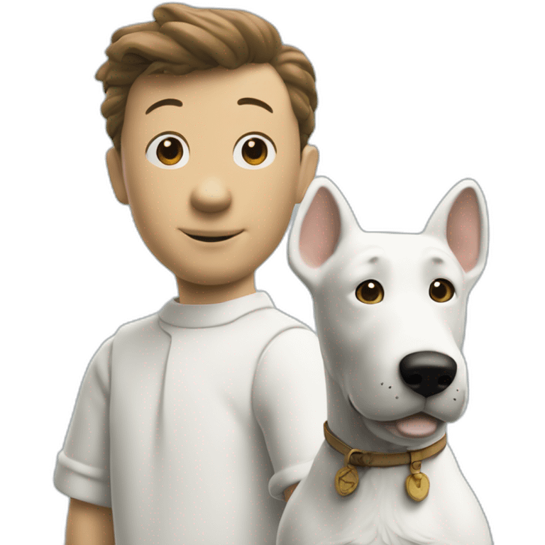 Tintin et milou emoji