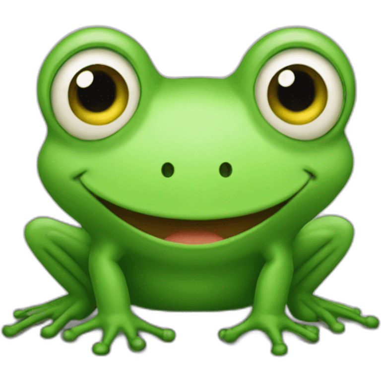 questionnaire avec une petite grenouille emoji