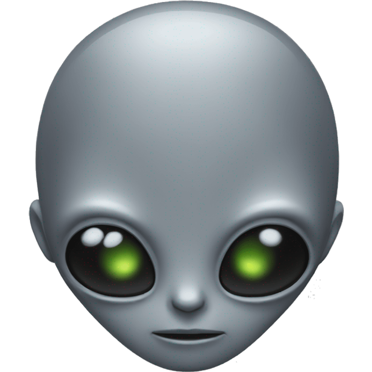 classic grey alien body emoji