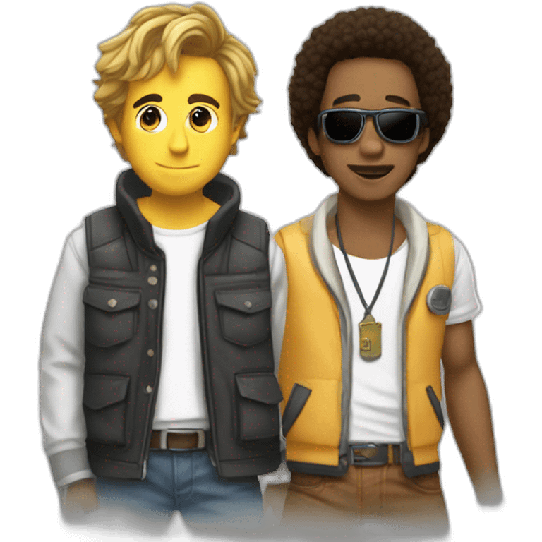 mcfly et carlito emoji