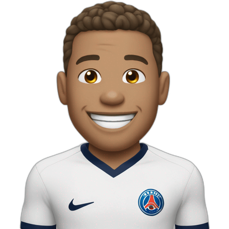 Killian Mbappé laugh  emoji