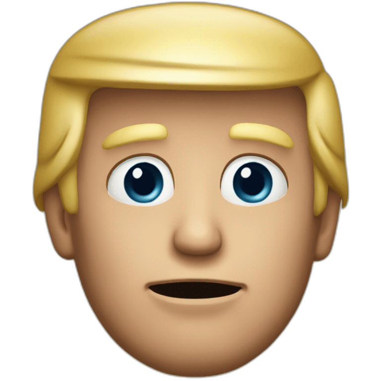 Donald Trump face emoji