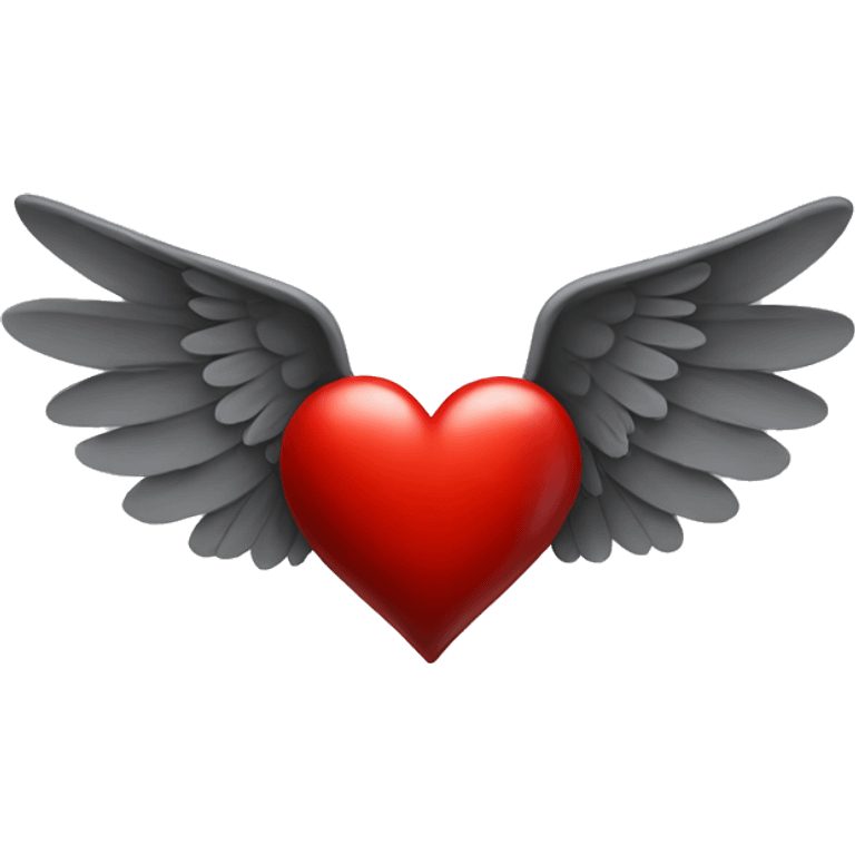 red heart with wings emoji