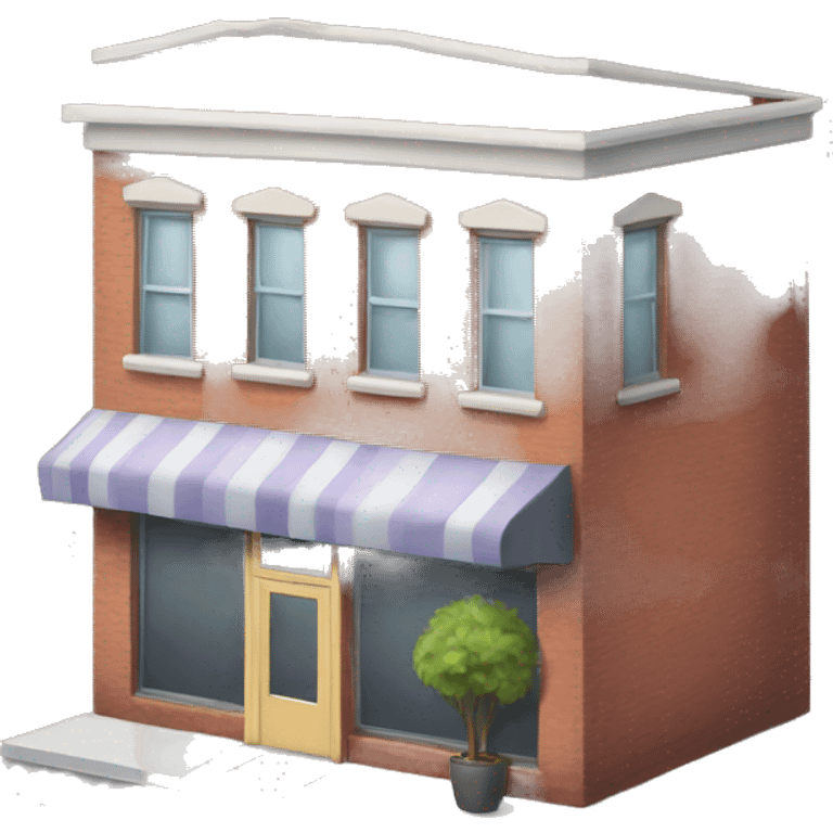 a hair salon building emoji