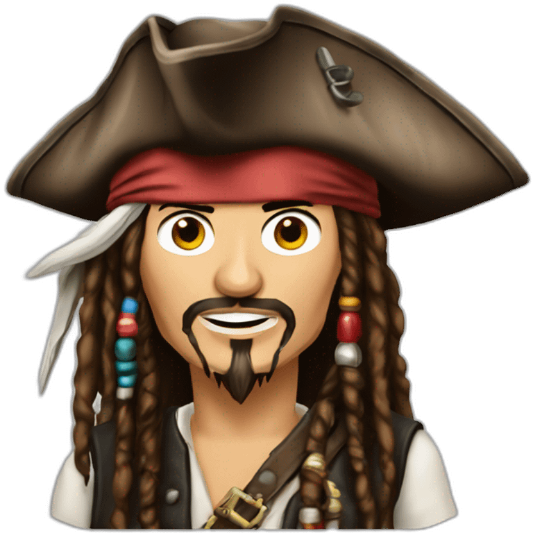 Johnny Depp Jack Sparrow emoji